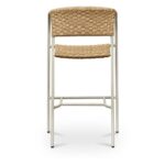 Zola Outdoor Bar Stool Natural GE-1007-24 GE 1007 24 Zola back shadsilo