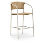 Zola Outdoor Bar Stool Natural GE-1007-24 GE 1007 24 Zola diagR shadsilo