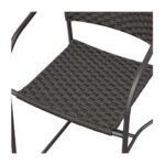 Zola Outdoor Counter Chair Dark Brown GE-1008-20 GE 1008 20 Zola closeup01 shadsilo