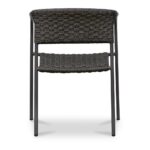 Zola Outdoor Dining Chair Dark Brown - Set of Two GE-1009-20 GE 1009 20 Zola back shadsilo