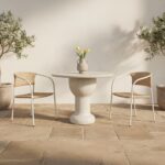 Zola Outdoor Dining Chair Natural - Set of Two GE-1009-24 GE 1009 24 01