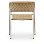 Zola Outdoor Dining Chair Natural - Set of Two GE-1009-24 GE 1009 24 Zola back shadsilo