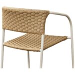 Zola Outdoor Dining Chair Natural - Set of Two GE-1009-24 GE 1009 24 Zola closeup01 shadsilo