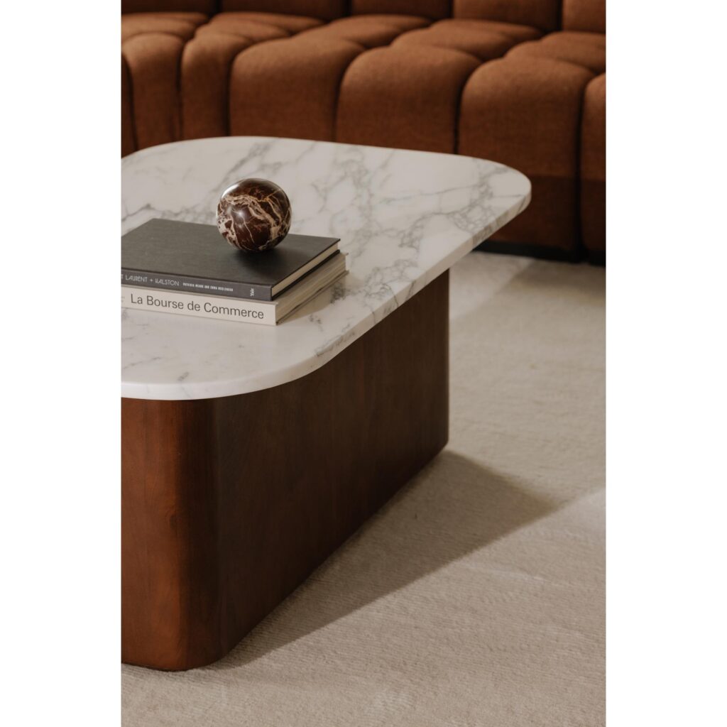 Dash Coffee Table White Calcatta Marble - Image 10