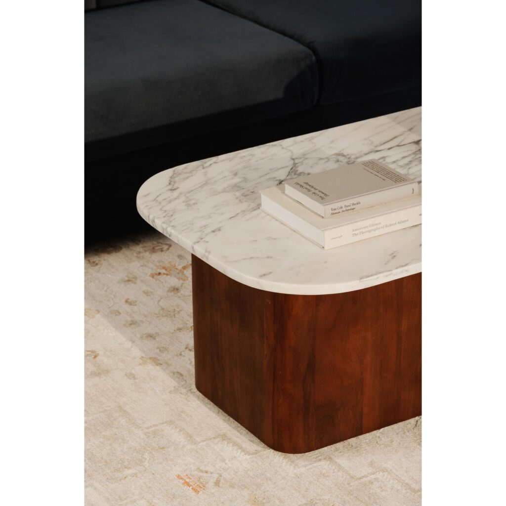 Dash Coffee Table White Calcatta Marble - Image 11