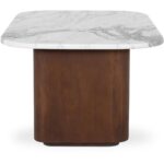 Dash Accent Table White Calacatta Marble GK-1130-18-0 GK 1130 18 0 02