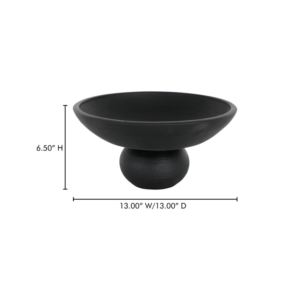 Asha Decorative Bowl Black Terracotta - Image 6