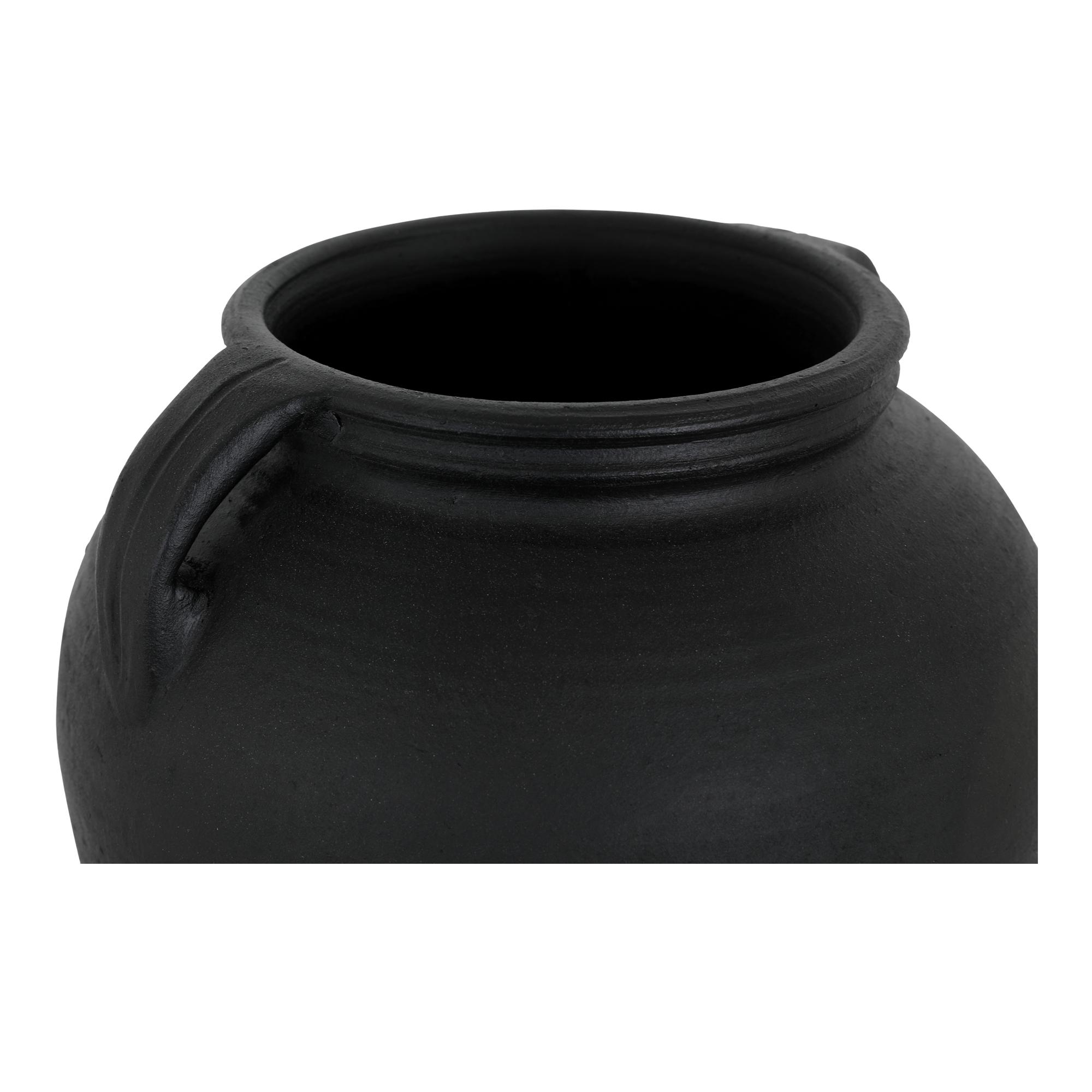 Jovi Vase Black Terracotta 4 Jovi Vase Black Terracotta - Image 4