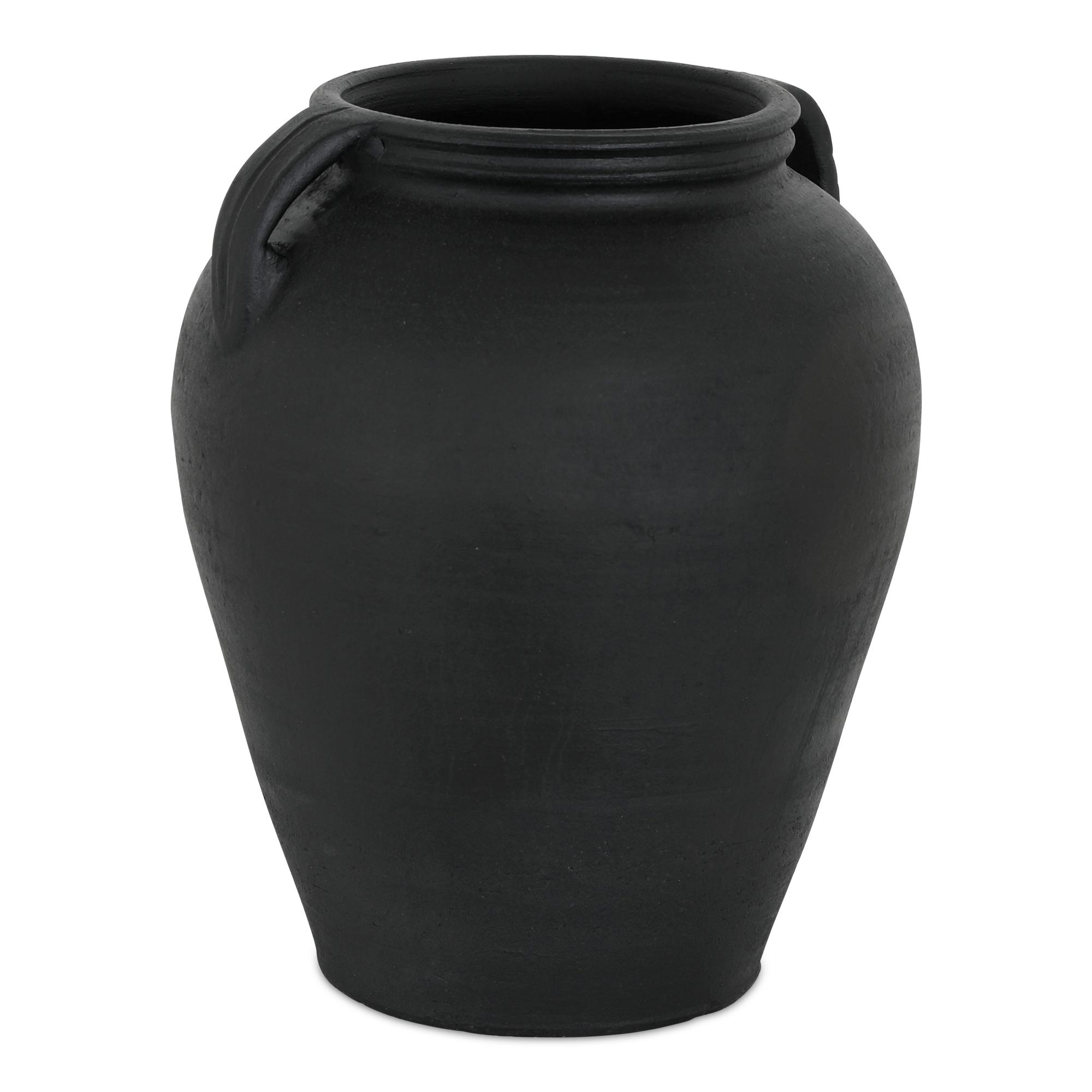 Jovi Vase Black Terracotta 2 Jovi Vase Black Terracotta - Image 2
