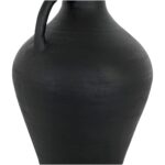 Lyra Vase Black Terracotta GK-1137-02 GK 1137 02 Lyra closeup02 shadsilo