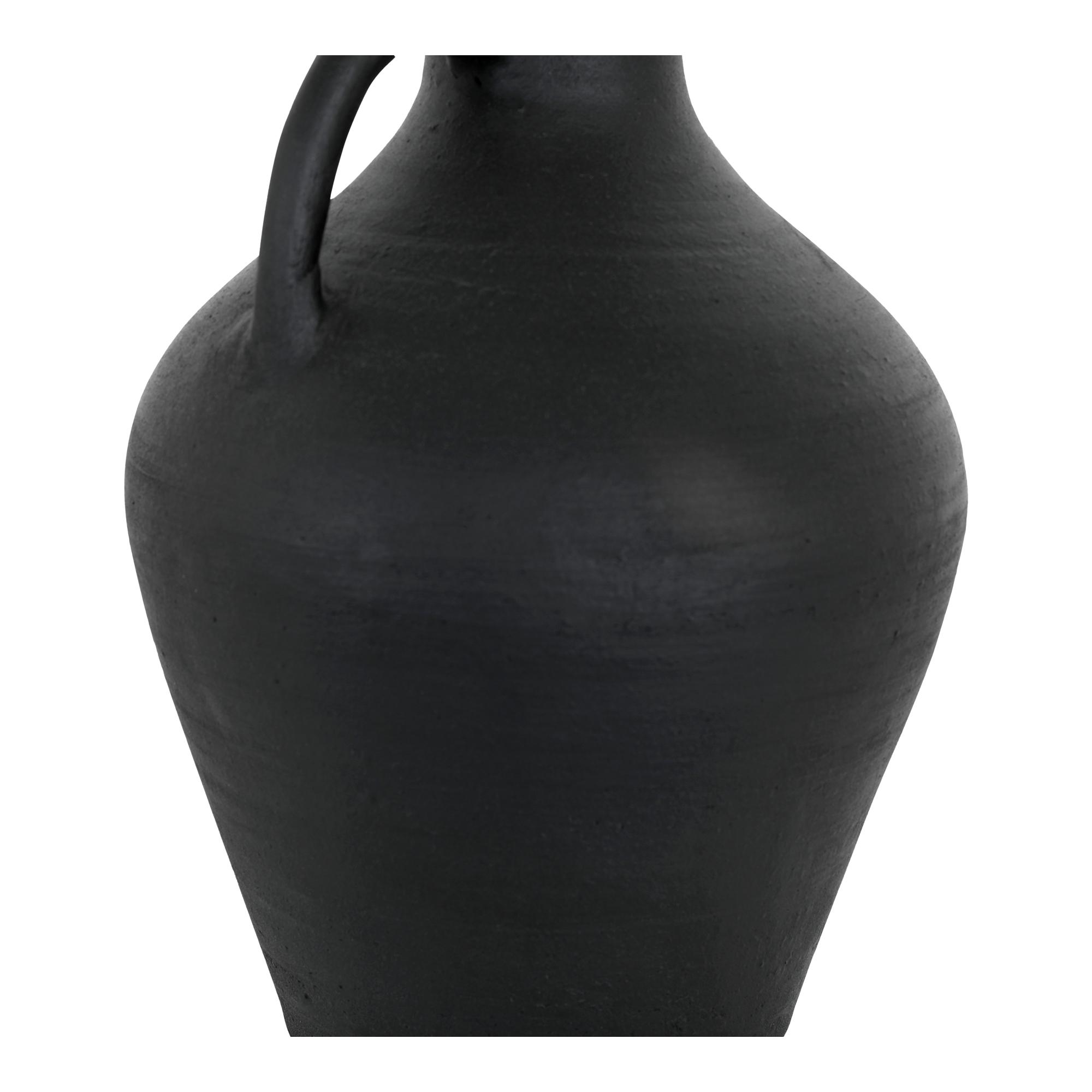 Lyra Vase Black Terracotta 4 Lyra Vase Black Terracotta - Image 4
