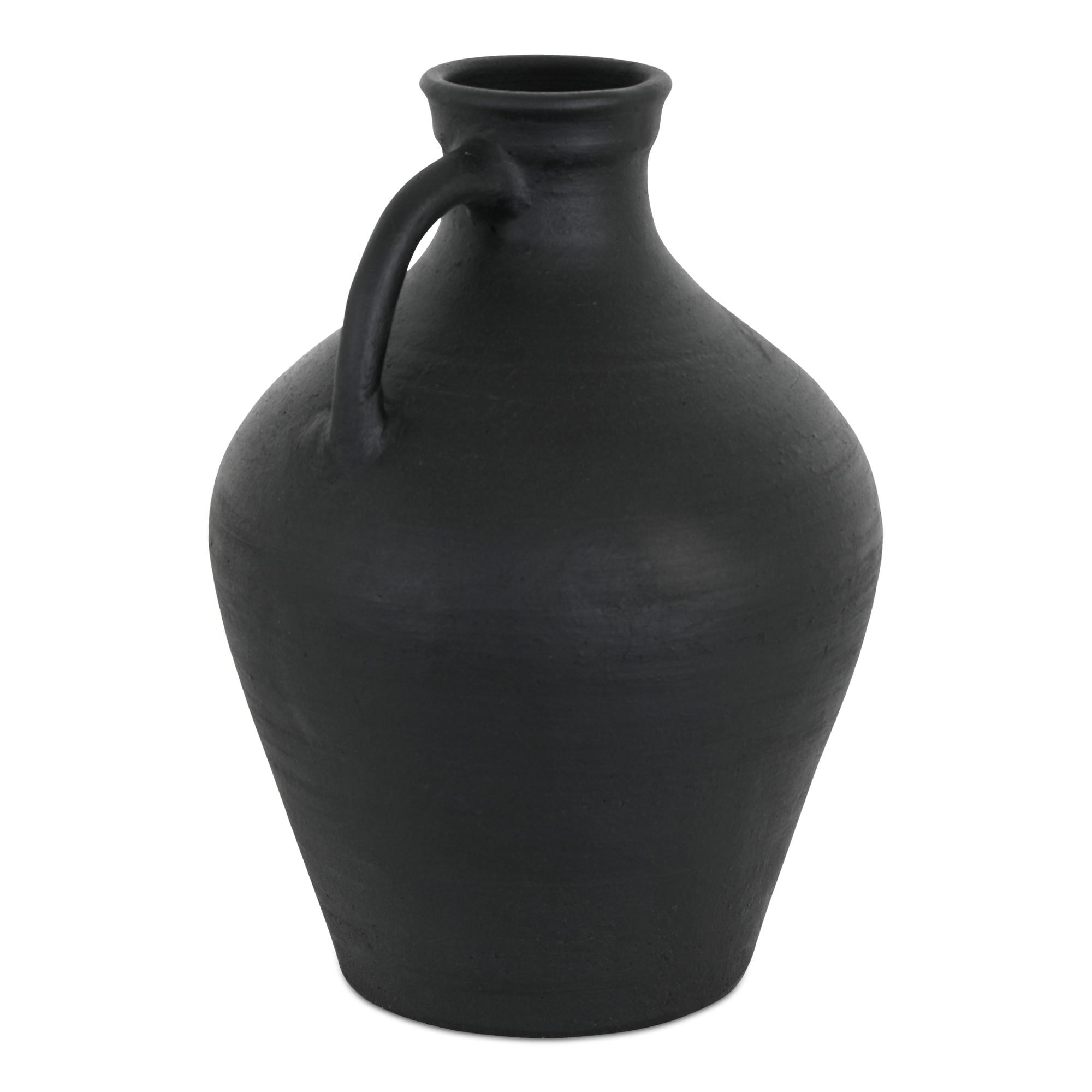 Lyra Vase Black Terracotta 2 Lyra Vase Black Terracotta - Image 2