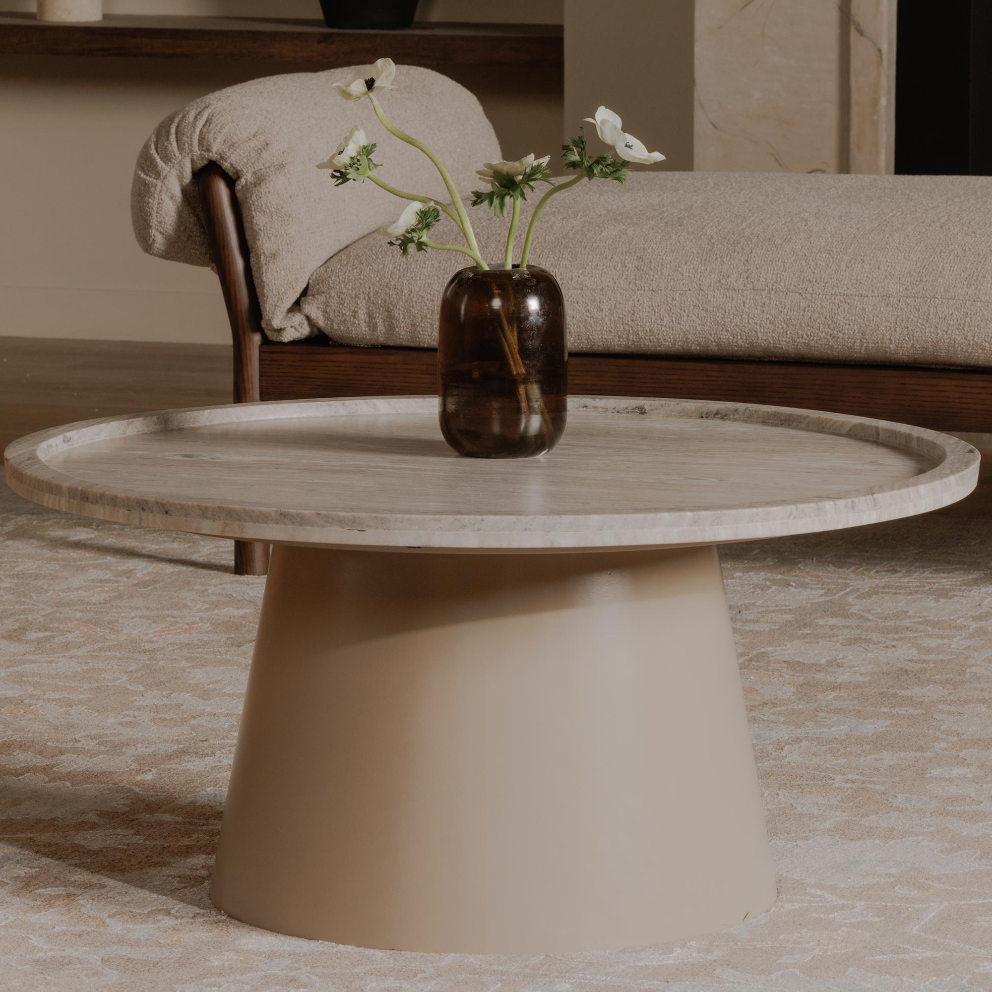 Kimberley Coffee Table White Marble 5 Kimberley Coffee Table White Marble - Image 5