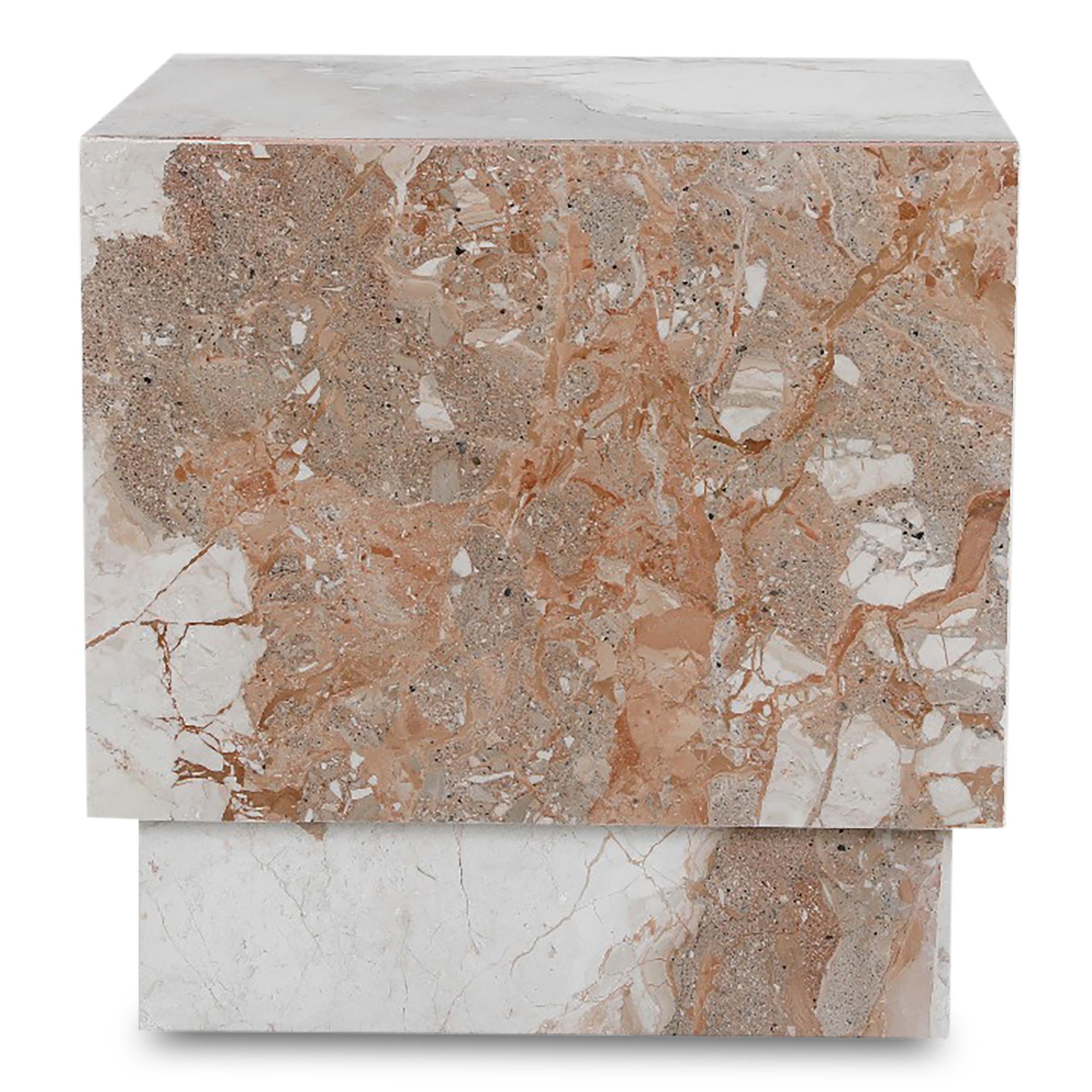 Layla Side Table Breccia Marble 5 Layla Side Table Breccia Marble - Image 5