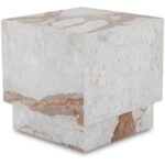 Layla Side Table Breccia Marble GK-1139-34 GK 1139 34 Layla diagR back shadsilo