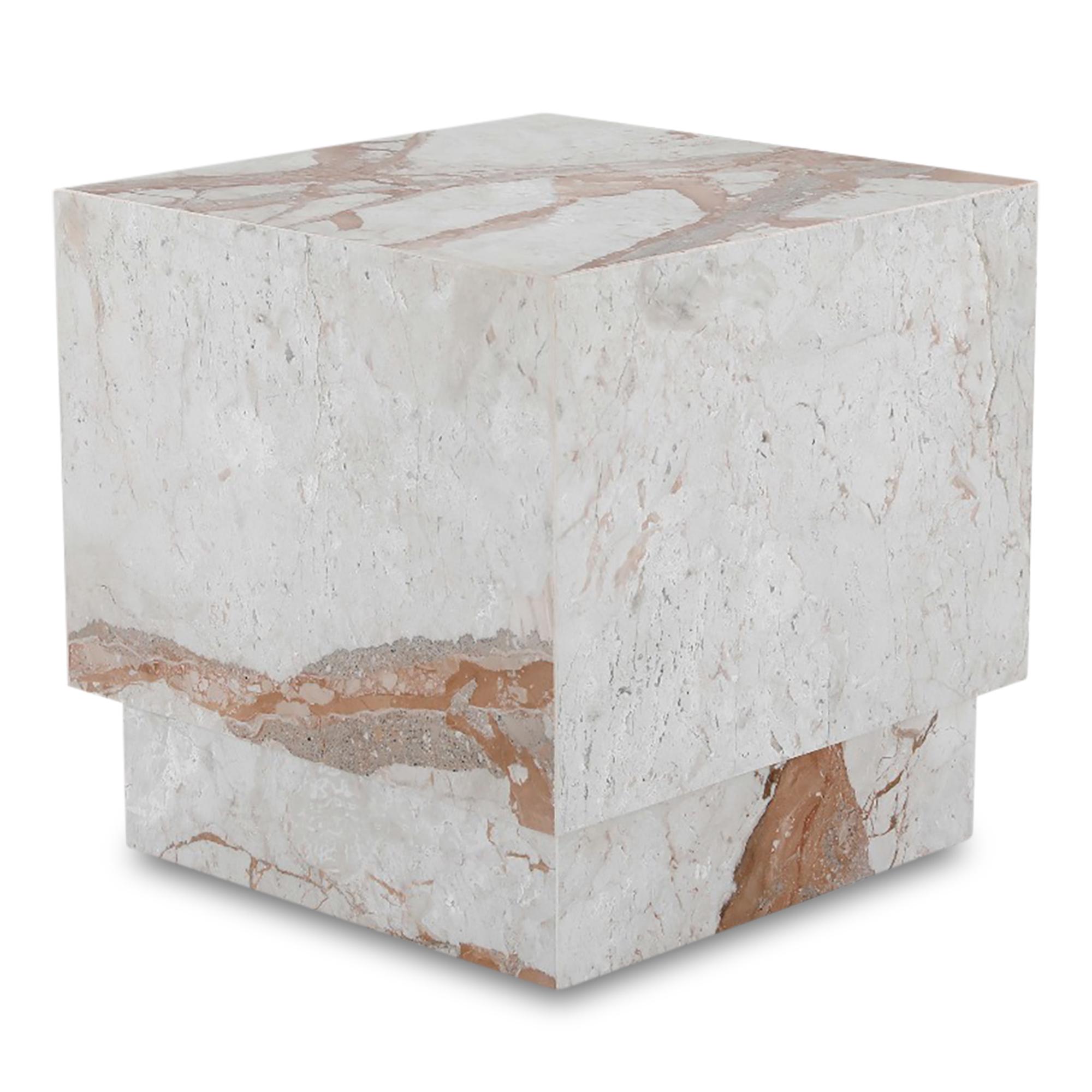 Layla Side Table Breccia Marble 2 Layla Side Table Breccia Marble - Image 2