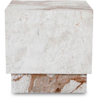 Layla Side Table Breccia Marble