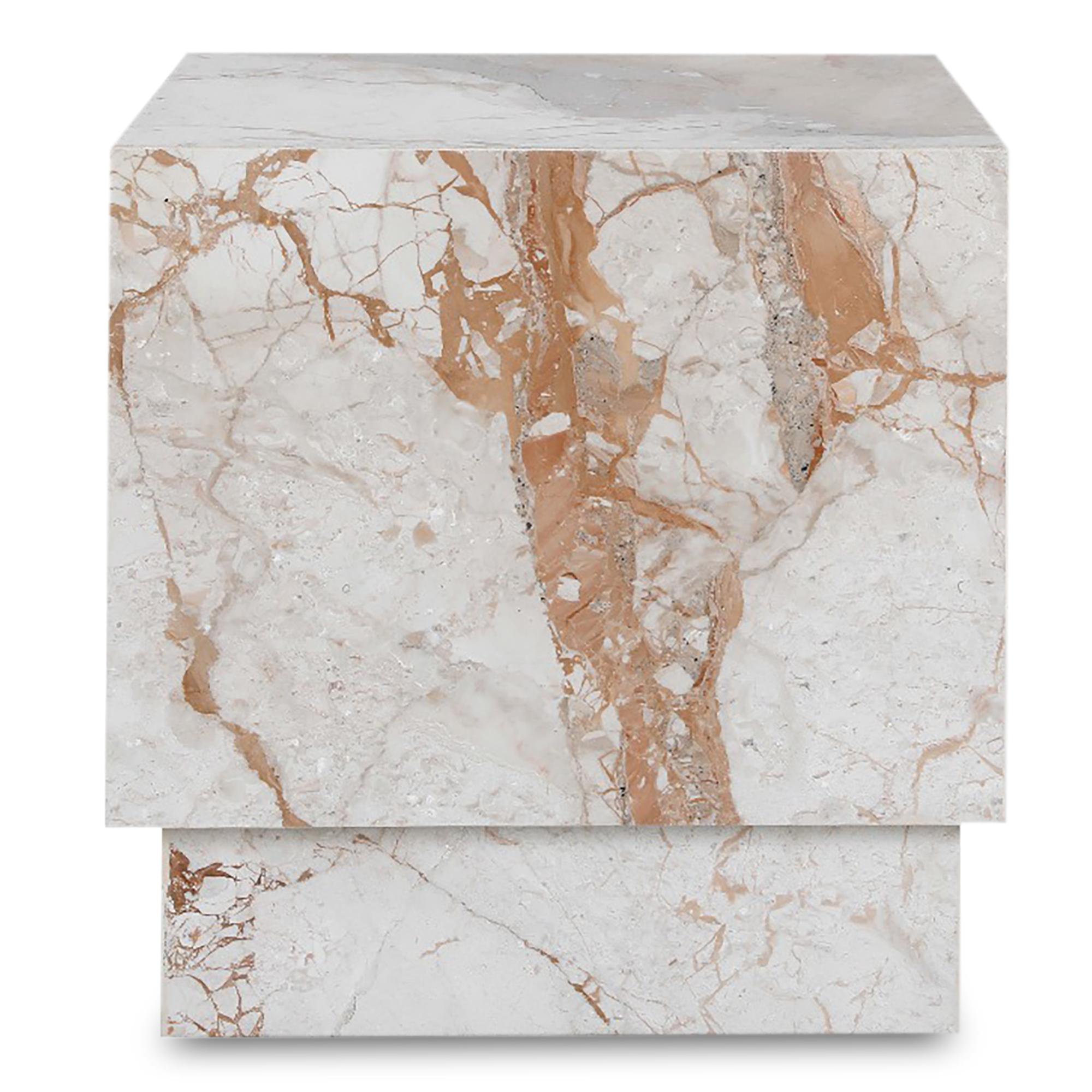 Layla Side Table Breccia Marble 3 Layla Side Table Breccia Marble - Image 3