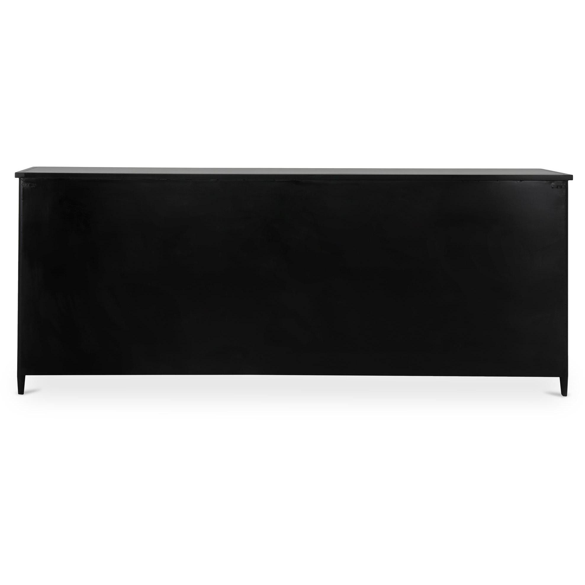 Henry Metal Sideboard Black 5 Henry Metal Sideboard Black - Image 5