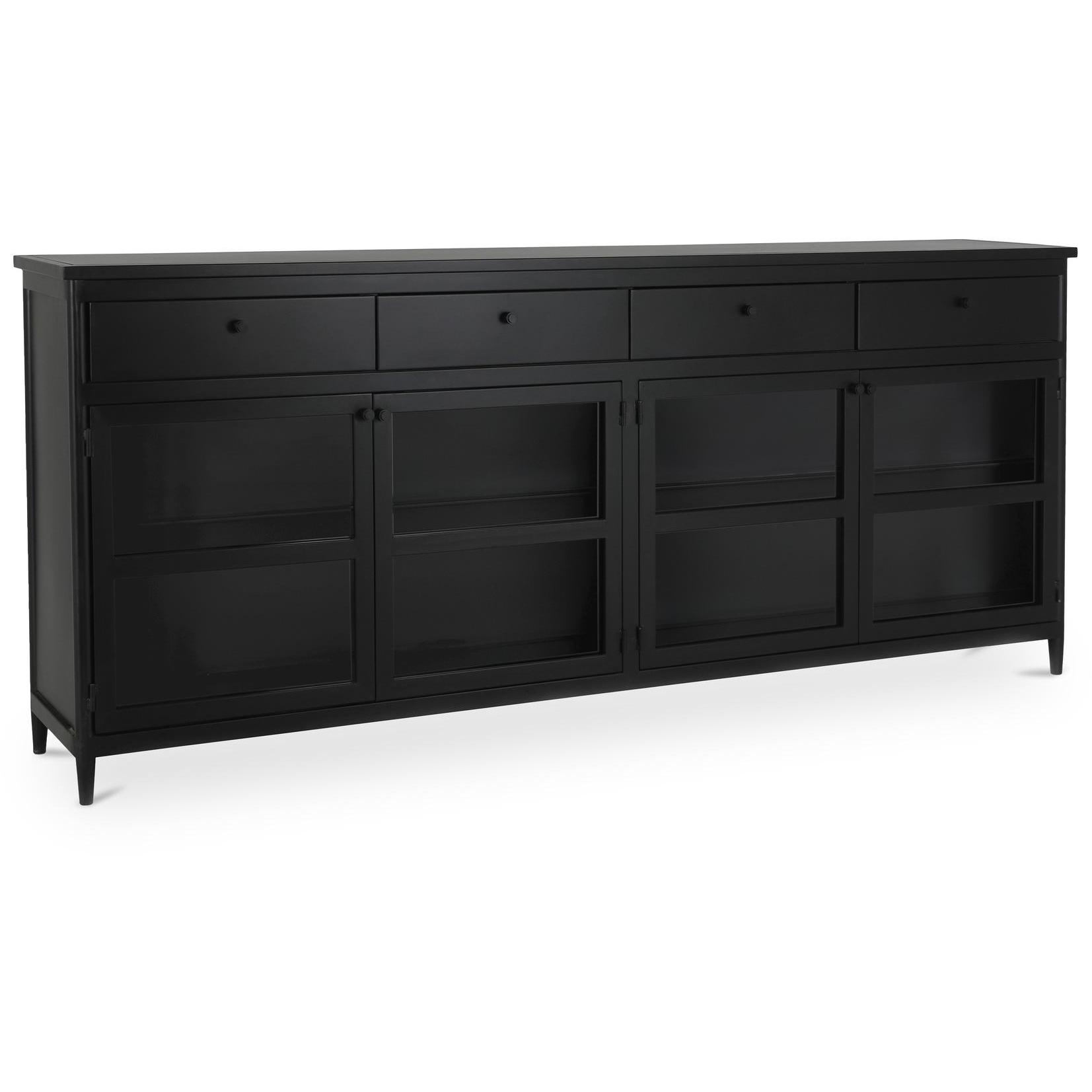 Henry Metal Sideboard Black 2 Henry Metal Sideboard Black - Image 2