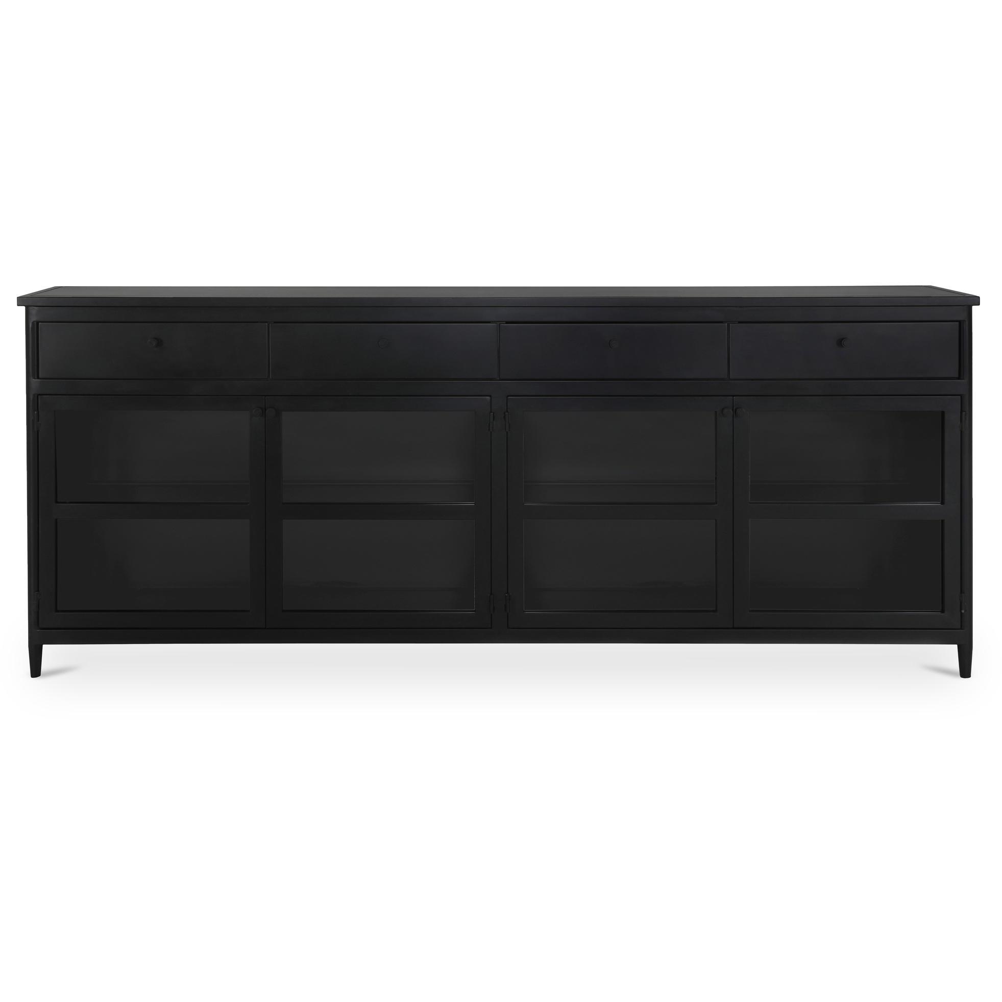 Henry Metal Sideboard Black 1 Henry Metal Sideboard Black
