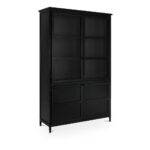 Henry Metal Tall Cabinet Black GK-1142-02 GK 1142 02 Henry diagR shadsilo