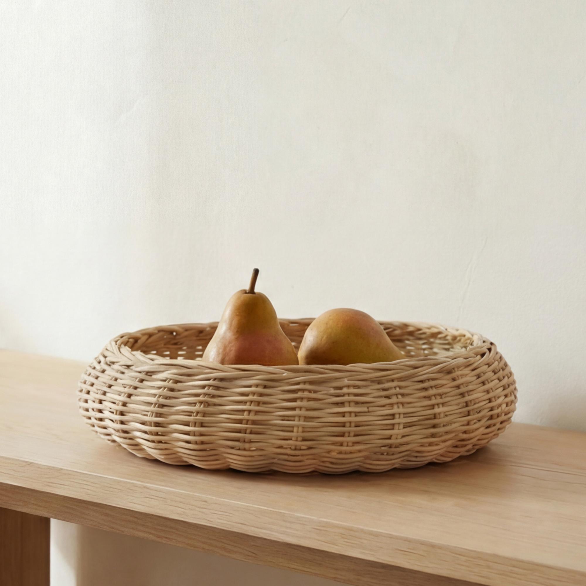 Harding Wicker Bowl Natural 2 Harding Wicker Bowl Natural - Image 2