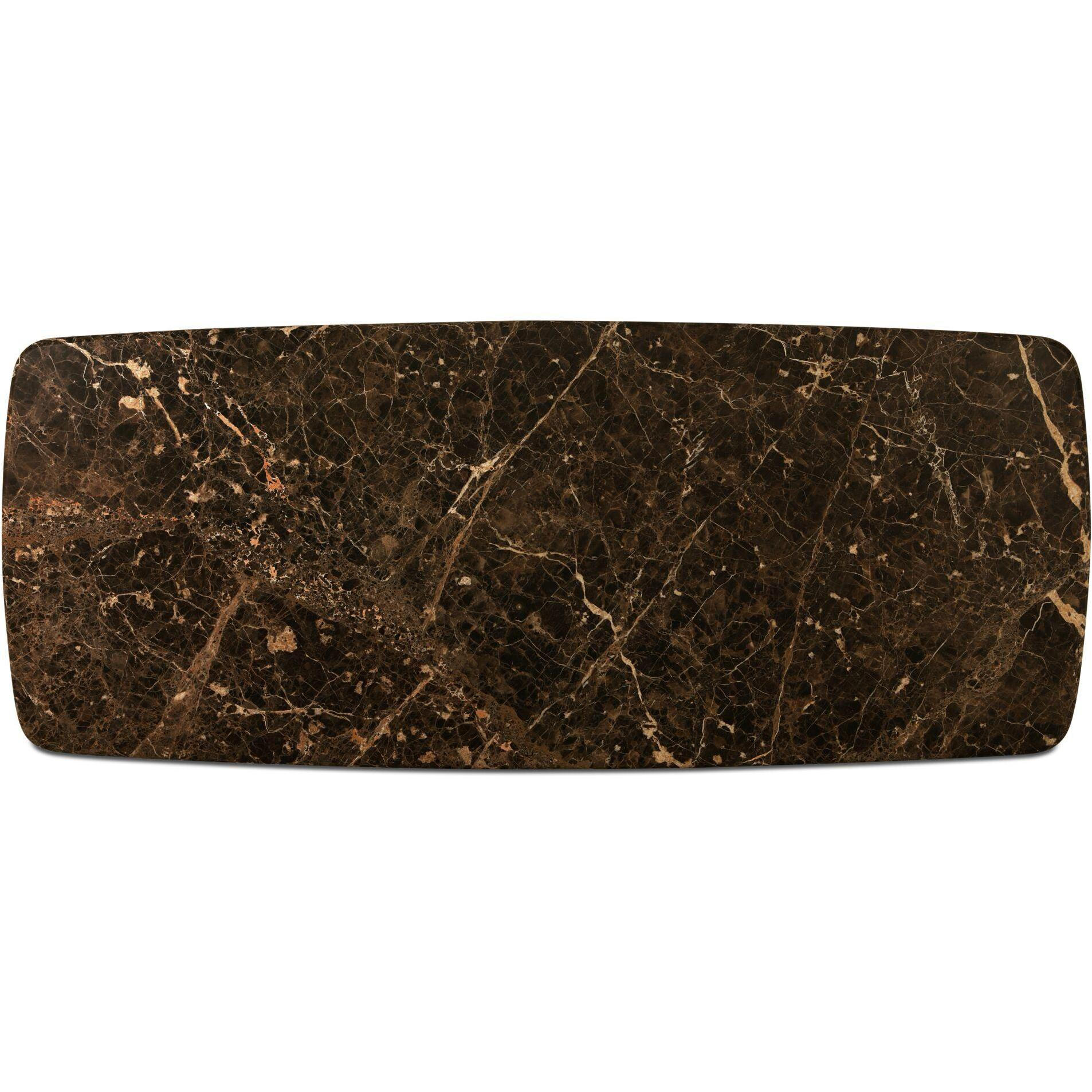 Daphne Dining Table Large Dark Emperador Marble 4 Daphne Dining Table Large Dark Emperador Marble - Image 4