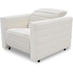 Juno Power Recliner Chair Off White GO-1010-05 GO 1010 05 Juno diagL shadsilo