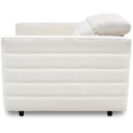 Juno Power Recliner Chair Off White GO-1010-05 GO 1010 05 Juno side left shadsilo