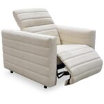 Juno Power Recliner Chair Off White GO-1010-05 GO 1010 05 Juno diagR open shadsilo