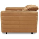 Juno Power Recliner Chair Tan Leather GO-1010-40 GO 1010 40 Juno side left shadsilo