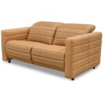 Juno Power Recliner Sofa Tan Leather GO-1011-40-0 GO 1011 40 0 Juno diagL shadsilo