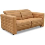 Juno Power Recliner Sofa Tan Leather GO-1011-40-0 GO 1011 40 0 Juno diagR shadsilo