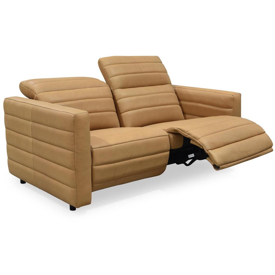 Juno Power Recliner Sofa Tan Leather 2 Juno Power Recliner Sofa Tan Leather - Image 2