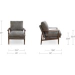 Arturo Accent Chair Brown GO-1013-03 GO 1013 03 70