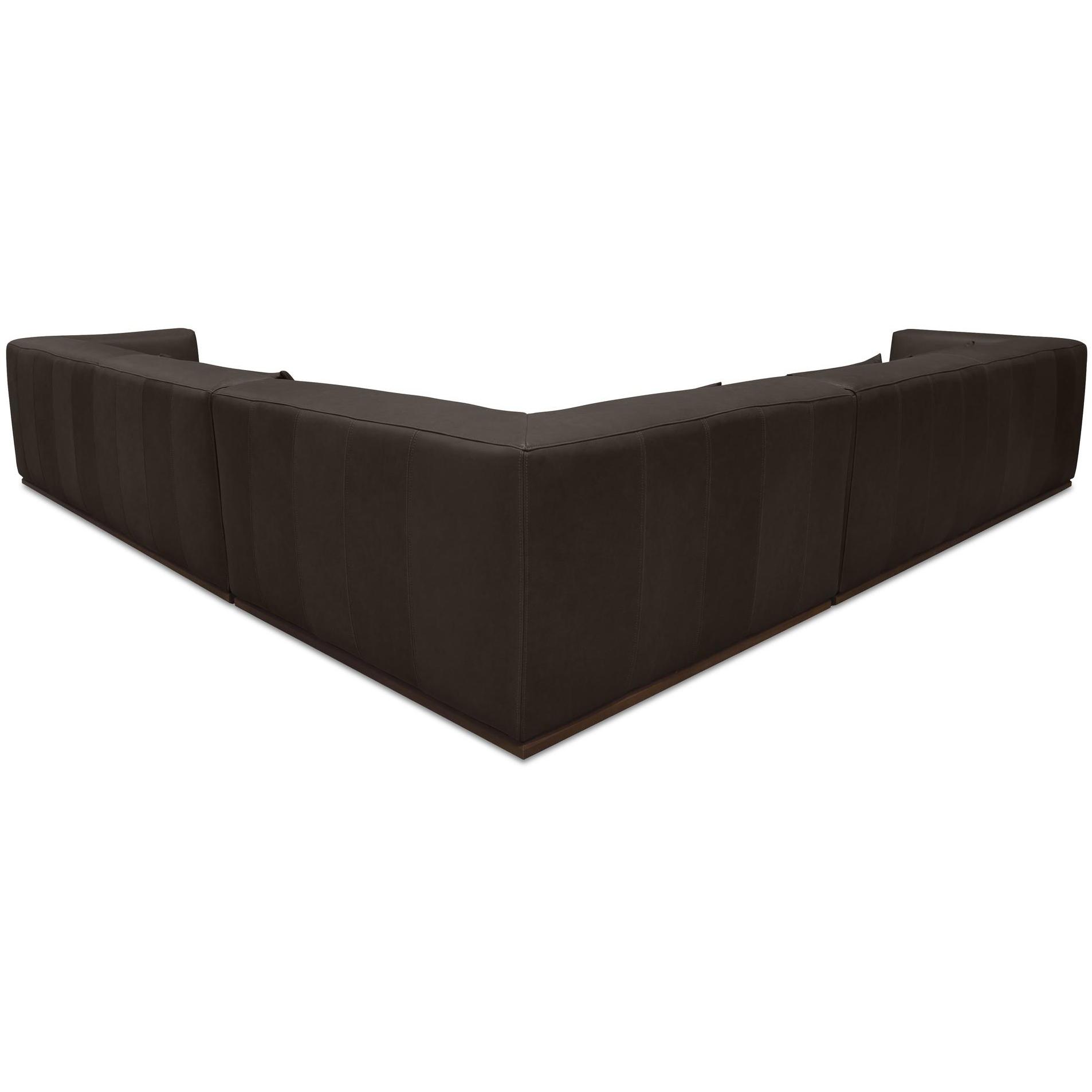 Clove L-Shaped Sectional Deep Brown 3 Clove L-Shaped Sectional Deep Brown - Image 3