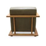 Eckersley Lounge Chair Olive Leather GO-1017-27 GO 1017 27 Eckersley back shadsilo