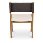 Carol Dining Chair Deep Brown Leather Set of Two GO-1018-20 GO 1018 20 Carol back shadsilo