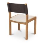 Carol Dining Chair Deep Brown Leather Set of Two GO-1018-20 GO 1018 20 Carol diagL back shadsilo