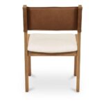Carol Dining Chair Tan Leather Set of Two GO-1018-40 GO 1018 40 Carol back shadsilo