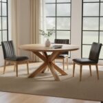 Demi Dining Chair Brown Leather - Set of Two GO-1028-03 GO 1028 03 00