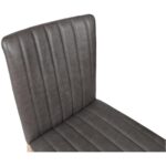 Demi Dining Chair Brown Leather - Set of Two GO-1028-03 GO 1028 03 Demi closeup01 shadsilo