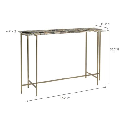 Agate Console Table GZ-1006-37-0 GZ 1006 37 70