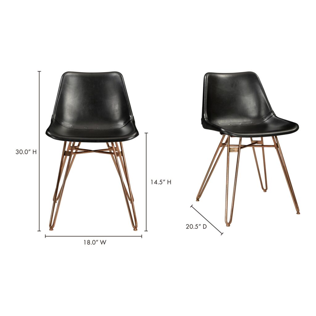 Omni Dining Chair Black (Set of 2) - Image 9