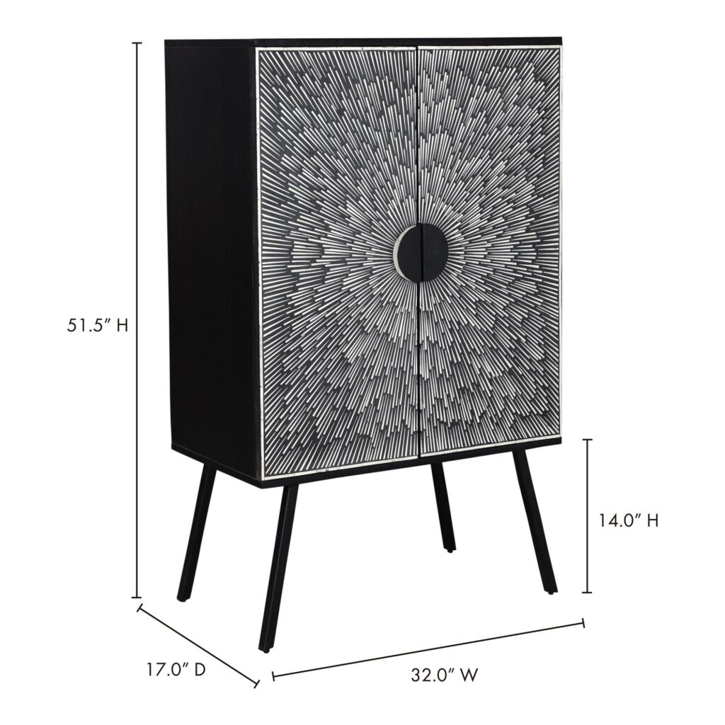 Sunburst Wine Cabinet - Image 7