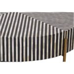 Chameau Medium Coffee Table Black and White GZ-1139-37 GZ 1139 37 02