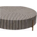 Chameau Small Coffee Table Black and White GZ-1147-37 GZ 1147 37 03