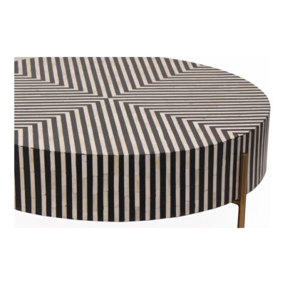 Chameau Small Coffee Table Black and White GZ-1147-37 GZ 1147 37 03