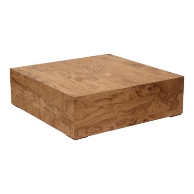 Nash Coffee Table Honey Brown Burl GZ-1158-03 GZ 1158 03 01